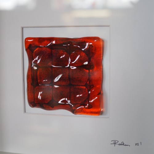 Szklany obraz fusing "Poduszka" — Fragment nr 33, RATAS