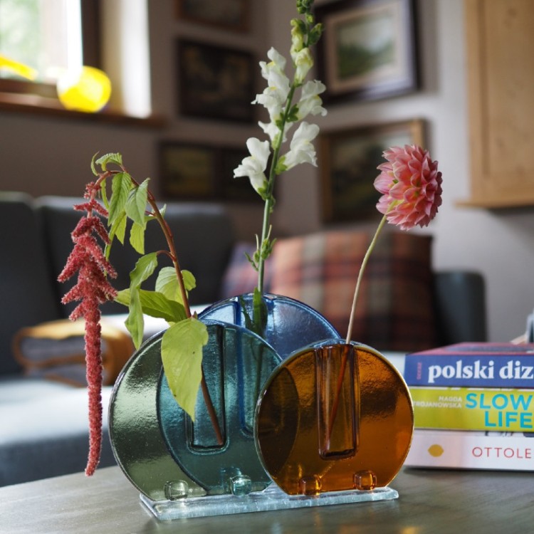 TRIO w kolorach: niebieski, zielony, bursztynowy + 3 kluczyki.