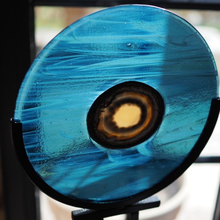 Szklana rzeźba "Harmonia" nr 3 — unikat handmade, RATAS