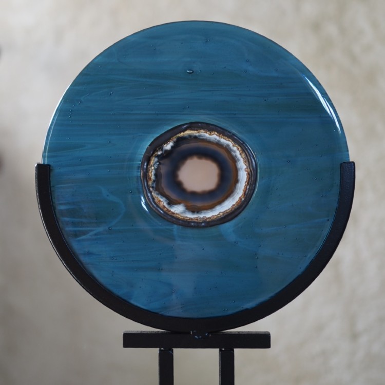 Szklana rzeźba "Harmonia" nr 3 — unikat handmade, RATAS