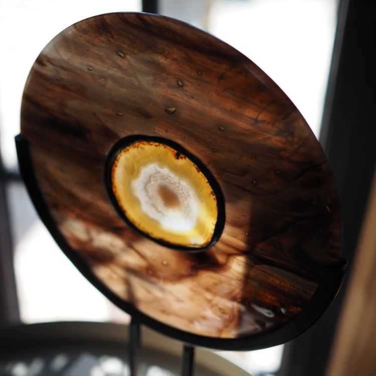 Szklana rzeźba "Harmonia" nr 4 — unikat handmade, RATAS