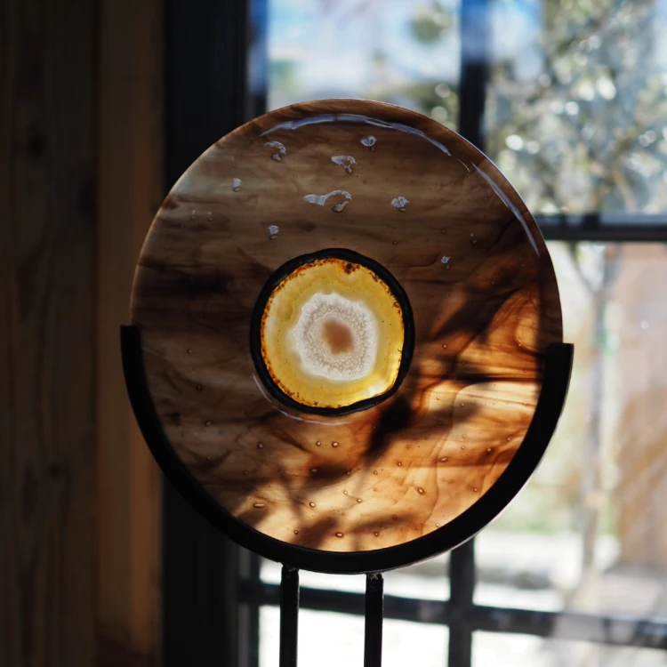 Szklana rzeźba "Harmonia" nr 4 — unikat handmade, RATAS
