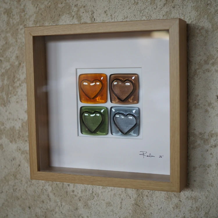 Obraz Fragment nr 43. Kwartet serc.