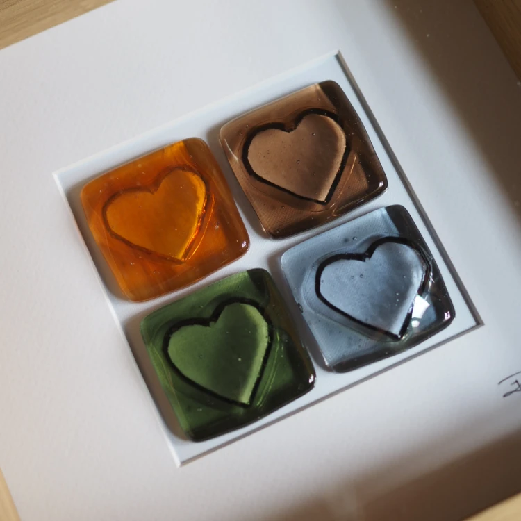 Obraz Fragment nr 43. Kwartet serc.