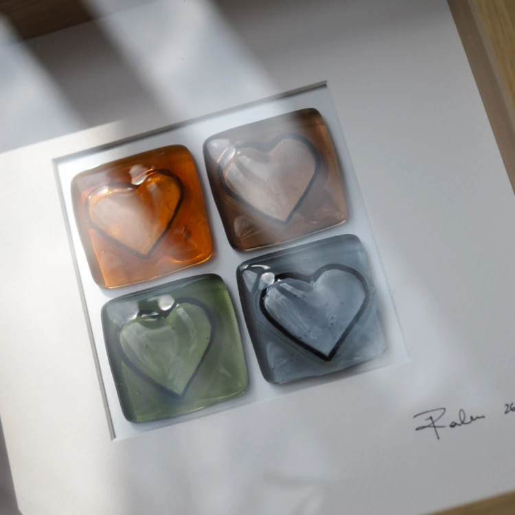 Obraz Fragment nr 43. Kwartet serc.